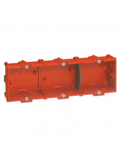 BOITE MACONNERIE MONOBLOC 3 POSTES PROF 40 MM DIM:221X71MM LEGRAND 090533