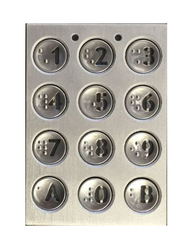 CLAVIER 12T + SUPPORT SAV URMET 1032/103