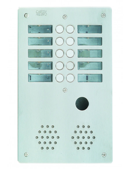 PLAQUE INOX 10BP 2R PTT URMET AX2010