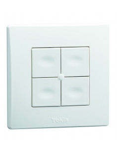 TELECOMMANDE MURALE 4 TOUCHES POWER YOKIS TLM4T45P 5454421 2