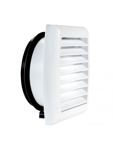 Gapm 125 Grille De Facade Acoustique Pour Silencieux Scd Circ Diametre 125 ATLANTIC 422870