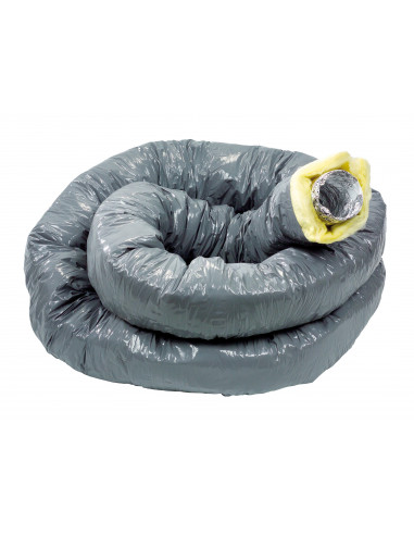 T 82 Alu Cr 25 Conduit Souple Aluminium Calorifuge Diametre 80 Epaisseur 25 ATLANTIC 423027