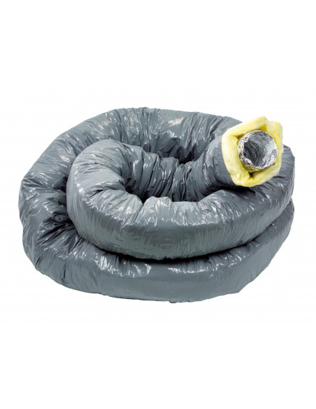 T 82 Alu Cr 25 Conduit Souple Aluminium Calorifuge Diametre 80 Epaisseur 25 ATLANTIC 423027