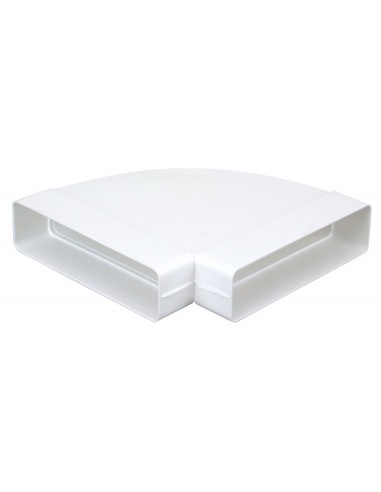 Ch 55 X 220 J Coude Horizontal 90° Rectangulaire Section 55 X 220 Avec Joint ATLANTIC 460059