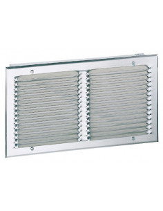 Gae10 400X200 Grille Ext.Alu Pas 10Mm400X200 ATLANTIC 528414
