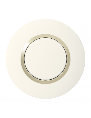 Plaque ronde Dooxie 1 poste finition dune LEGRAND 600970