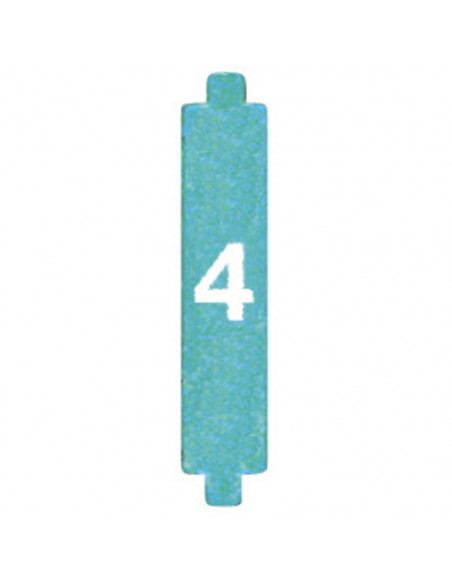Jeu de 10 cavaliers de configuration pour système BUS avec marquage ''4'' BTICINO 3501/4