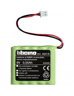 Batterie de rechange MyHOME BUS 6 V 0,5 Ah BTICINO 3507/6 2