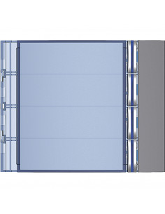 Façade Sfera New pour module électronique audio 4 appels Allstreet BTICINO 352043 2
