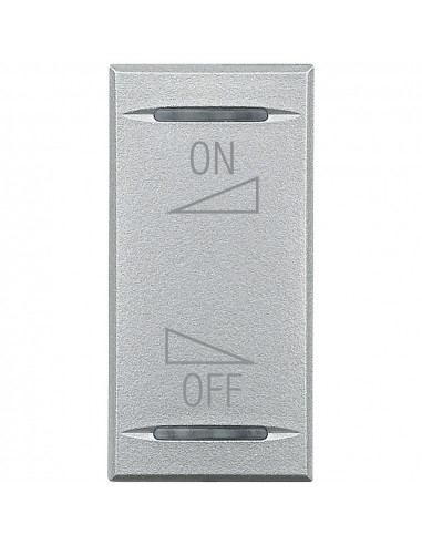 Enjoliveur Axolute MyHOME BUS diffusion sonore variation ON/OFF alu BTICINO HC4911AI