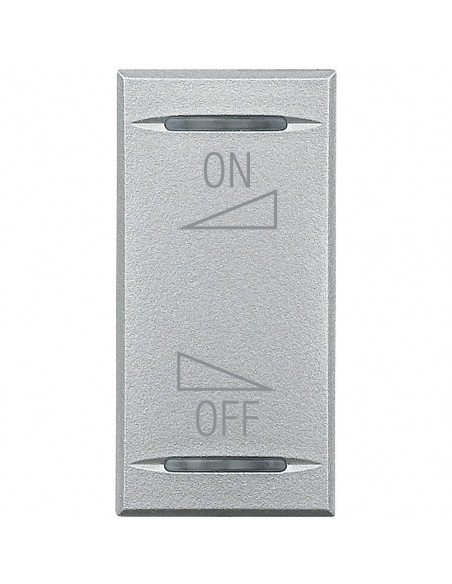Enjoliveur Axolute MyHOME BUS diffusion sonore variation ON/OFF alu BTICINO HC4911AI