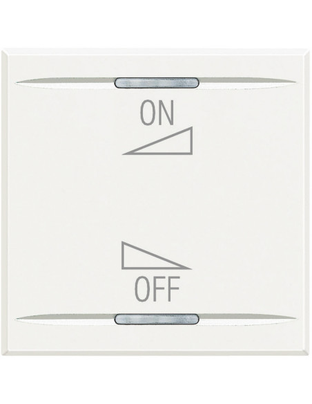 Enjoliveur Axolute MyHOME BUS diffusion sonore variation ON/OFF 2 mod white BTICINO HD4911M2AI