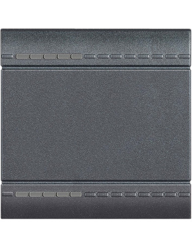 Manette Livinglight MyHOME BUS neutre type bascule 2 modules anthracite BTICINO L4911M2N