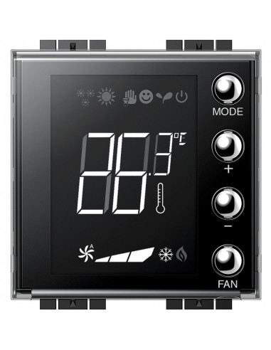 Thermostat avec écran 1,6 pouces MyHOME Up Livinglight BTICINO LN4691