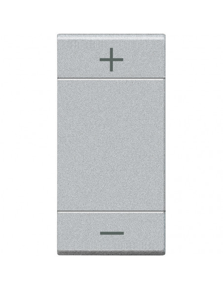 Manette Livinglight MyHOME BUS symbole +/ type bascule 1 module tech BTICINO NT4911ADN