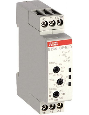 RELAIS TEMPORISE FONCTIONS AV-RV-EW-AW-BI-BP-IF E234CT-MFD ABB 435272 1SVR500020R0000