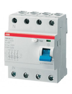 INTER. DIF. (F204) 4P 25A 30MA AC ABB 442041 2CSF204023R1250