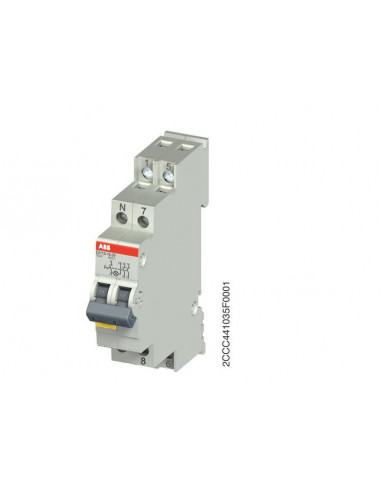 INTERRUPTEUR LUMINEUX COMPACT 16A 250 415V AC E211X-16-20 ABB 703110 2CCA703110R0001