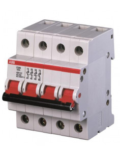INTERRUPTEUR (E200) 4 POLES 80A LEVIER GRIS ABB 364120 2CDE284001R1080