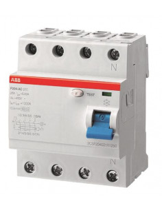 INTER. DIF. (F204) 4P 40A 30MA TYPE A ABB 442151 2CSF204123R1400