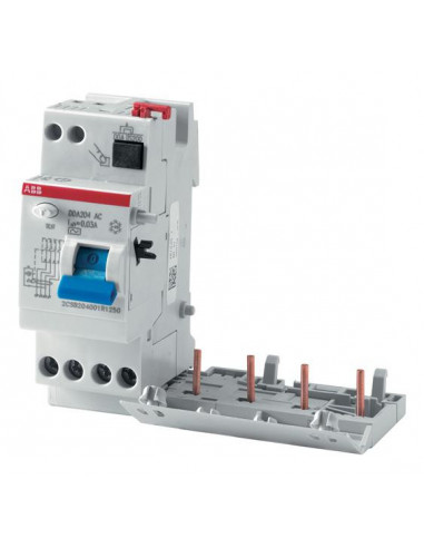 BLOC DIF. (DDA204) 4P 25A 100MA AC (POUR S200) ABB 452042 2CSB204001R2250