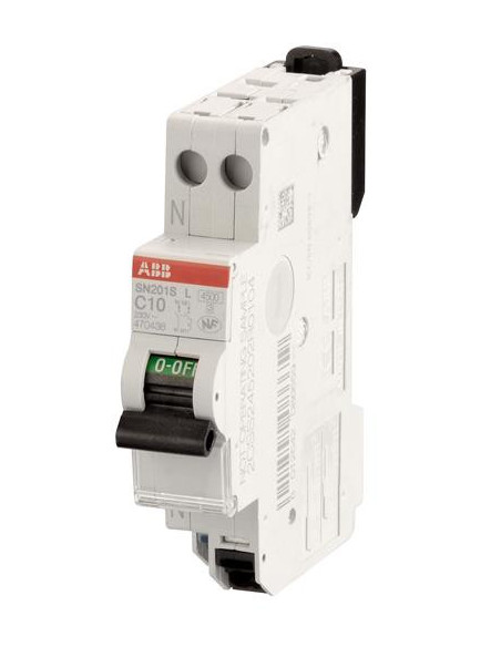 DISJONCTEUR PH+N RACC RAPIDE 6A-4 5KA ABB 470433 2CSS245202R0064