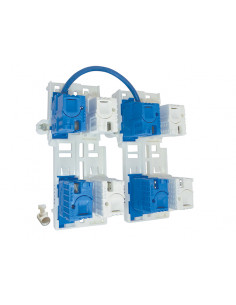 PLATINE CIBE MONO 2x60A  MICHAUD N143