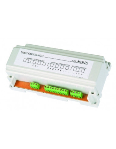 BOITE PLASTIQUE FIX DIN 8S URMET 8S/DIN