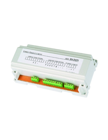 BOITE PLASTIQUE FIX DIN 8S URMET 8S/DIN