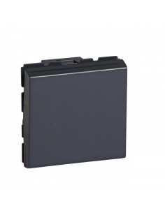 MOSAIC VA ET VIENT 10A 2 MODULES ANTHRACITE LEGRAND 079111