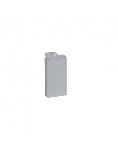 MOSAIC OBTURATEUR ALU 1 MODULE LEGRAND 079270