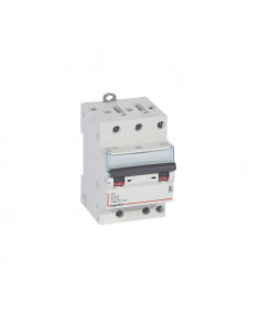 Disjoncteur DX³4500 6kA arrivée haute et sortie basse par borne à vis tripolaire 400V~ 10A courbe C 3 modules LEGRAND 406890 2
