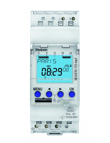 Inter astro modulaire 1c 2 modules 35 mm compatible Obelisk top 3 Bluetooth THEBEN 1700153