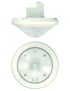 Détecteur présence encastré theRonda P 2c plafond 360° blanc IP54 THEBEN 2080025