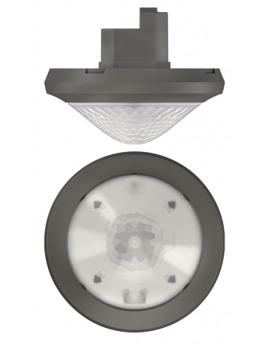 Détecteur présence encastré theRonda P 2c plafond 360° gris IP54 THEBEN 2080026