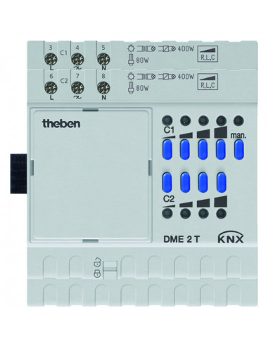 Module variateur 2c DME 2 T KNX THEBEN 4930275
