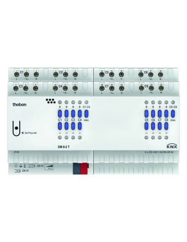 Module variateur universel 8c DM 8-2 T KNX THEBEN 4940285