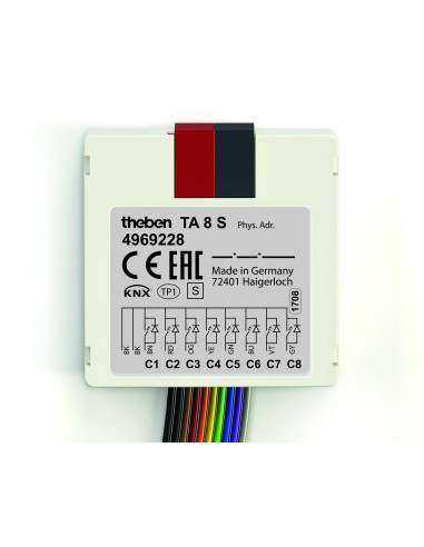 Module encastré KNX 8 entrées THEBEN 4969228