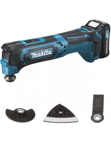 Découpeur-ponceur multifonctions 12 V CXT Li-Ion 2 Ah ( kit d'accessoires) MAKITA TM30DSAEX1