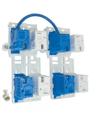 PLATINE CIBE MONO 2x60A  MICHAUD N143