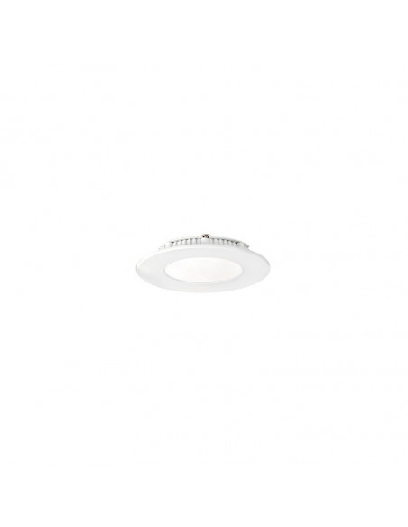 FLAT LED Encastré plat rond fixe blanc 110° LED intégré 5W 4000K 320lm ARIC 50359