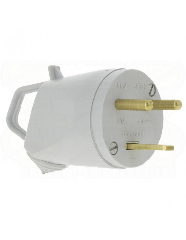 Fiche 2P+T 20A 400V~ 20A Plexo LEGRAND 055632