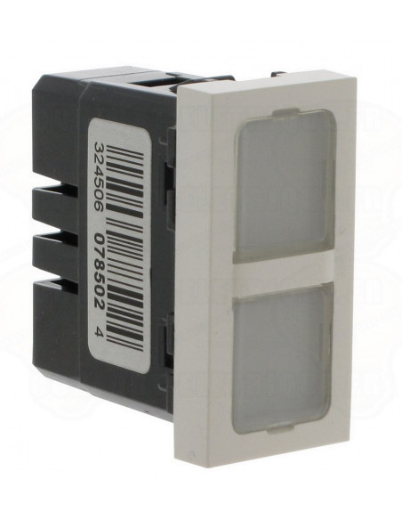 MOSAIC VOYANT DOUBLE 1 MODULE 230V LEGRAND 078502