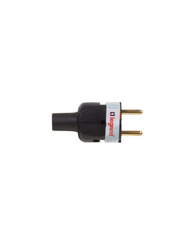 FICHE 2P 16A CAOUT. SD NOIR LEGRAND 050181