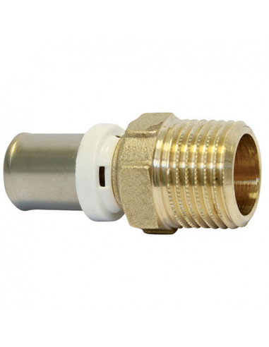 RACCORD MALE FIXE A SERTIR POUR MULTICOUCHE FIXOMULTIX 30311-16-20