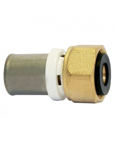 RACCORD ECROU TOURNANT A SERTIR POUR MULTICOUCHE FIXOMULTIX 30314-16-12