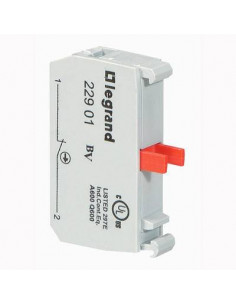 Bloc pour tête non lumineuse Osmoz raccordement à vis NF LEGRAND 022901