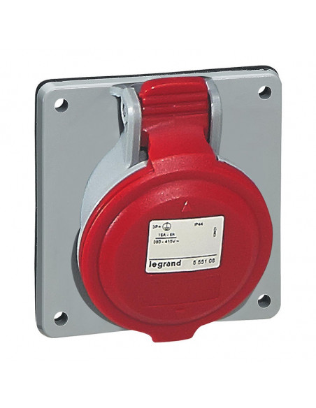 SOCLE TABLEAU 32A 4P+T 415V IP44 LEGRAND 555289