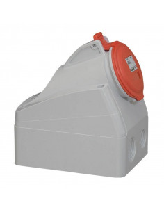 Fiche mobile droite P17 IP44 32A 415V 3P+T LEGRAND 555258 2