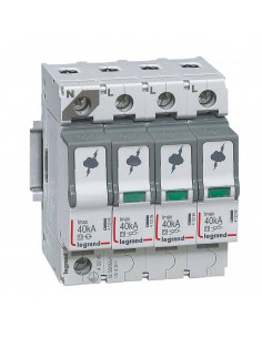 PARAFOUDRE T2 40KA 3P+N NG LEGRAND 412245